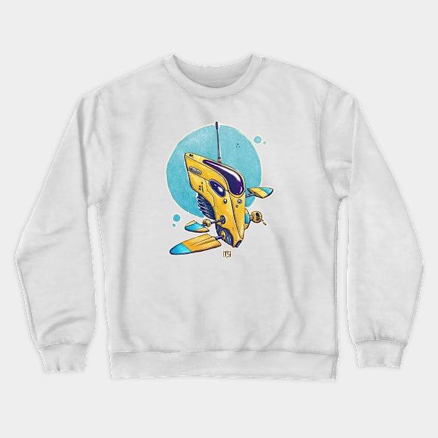 Flyer Crewneck Sweatshirt by INKSPACE